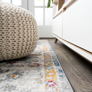 Lorena Ornate Boho Medallion Area Rug